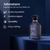 Adventure by Symphony, Eau De Parfum, 100ml 3.4oz, Inspired by Creed Aventus, Luxury Perfume for Men, Long Lasting, Fruity and Woody Scent, Wide Sillage