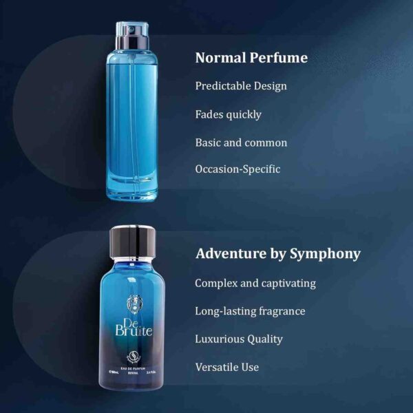 De Bruite by Symphony Eau De Parfum, 100ml 3.4oz, Inspired by Sauvage Elixir - Dior, Luxury Perfume for Men, Classic Long Lasting Fragrance, Wide Sillage