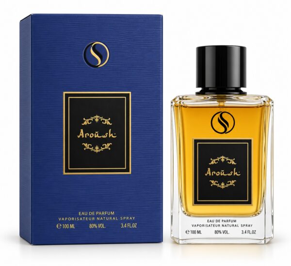 Aroush_Symphony_Under_1MB AROUSH by Symphony Eau De Parfum for Men – 100ml (3.4oz) – Long Lasting Luxury Fragrance Inspired by Black Aoud by Montale – Rich Woody Floral Musk & Oud Scent