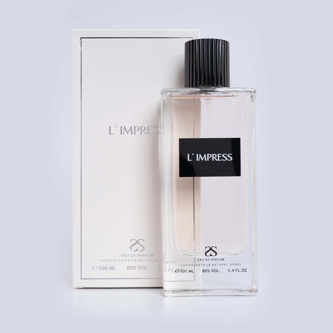 L’IMPRESS by Symphony Eau De Parfum, 100ml 3.4oz, Inspired by Anthology L’Imperatrice 3- DG, Luxury Perfume for Women, Long Lasting Fruity with Rhubarb, Jasmine, Feminine, Sensual Seductive Scent