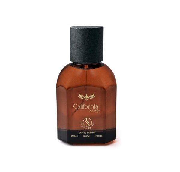 California Noir by Symphony Eau De Parfum, 80ml 2.7oz, Inspired by Tuscan Leather Tom Ford, Luxury Perfume for Men Women Unisex, Long Lasting, Wide Sillage