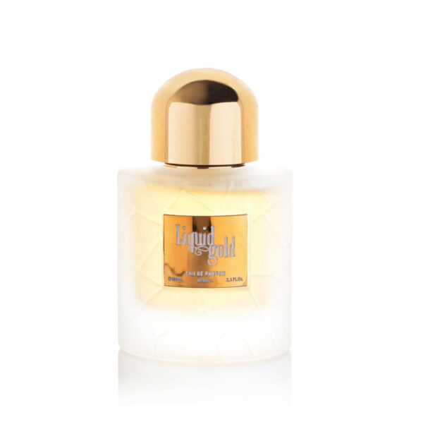 Liquid Gold by Symphony Eau De Parfum, 100ml 3.4oz, Inspired by Angel Share-Kilian Paris, Luxury Perfume for Men Women Unisex, Long Lasting Woody Spicy Fragrance, Wide Sillage