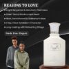 Reasons to love (1) SILVER VALLEY by Symphony, Eau De Parfum, 100ml 3.4oz, Inspired by Silver Mountain Water (Creed), Luxury Unisex Perfume, Long Lasting, Citrus, Green, Fruity, Musky, Woody Scent, Wide Sillage