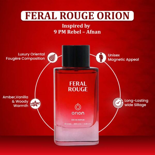 Artboard 6 (1) (2) FERAL ROUGE ORION by Symphony – Eau De Parfum (Inspired by 9PM Rebel by Afnan)