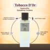1000233514 TOBACCO D’OR by Symphony, Eau De Parfum ( Inspired by the timeless elegance of classic gentlemen’s clubs )