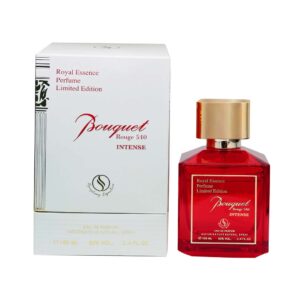 1000170278 BOUQUET ROUGE 540 INTENSE by Symphony Eau De Parfum, 100ml 3.4oz, Inspired by Baccarat Rouge MFK, Luxury Unisex Men Women, Long Lasting Fragrance, Wide Sillage