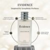 EVIDENCE by Symphony, Eau De Parfum, 100ml 3.4oz, Inspired by Comme Une Evidence (Yves Rocher), Luxury Perfume for Women, Long Lasting, White Floral, Green, Rose, Earthy, Musky, Woody Scent, Wide Sillage