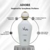 ADORE by Symphony, Eau De Parfum, 100ml 3.4oz, Inspired by J’adore (Dior), Luxury Perfume for Women, Long Lasting, White Floral, Fruity, Sweet, Powdery, Aquatic Scent, Wide Sillage