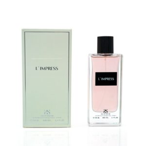 L'IMPRESS by Symphony Eau De Parfum, 100ml 3.4oz, Inspired by Anthology L'Imperatrice 3- DG, Luxury Perfume for Women, Long Lasting Fruity with Rhubarb, Jasmine, Feminine, Sensual Seductive Scent
