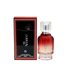 Mi Amore by Symphony Eau De Parfum, 100ml 3.4oz, Inspired by Valentino Born in Roma, Luxury Perfume for Women, Eternal Romance, Long Lasting Fruity Floral Fragrance