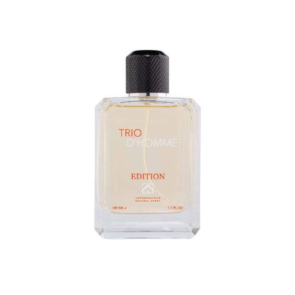 TRIO D’HOMME by Symphony Eau De Parfum, 100ml 3.4oz, Inspired by Terre  D'Hermes, Luxury Perfume for Men, Long Lasting, Wide Sillage