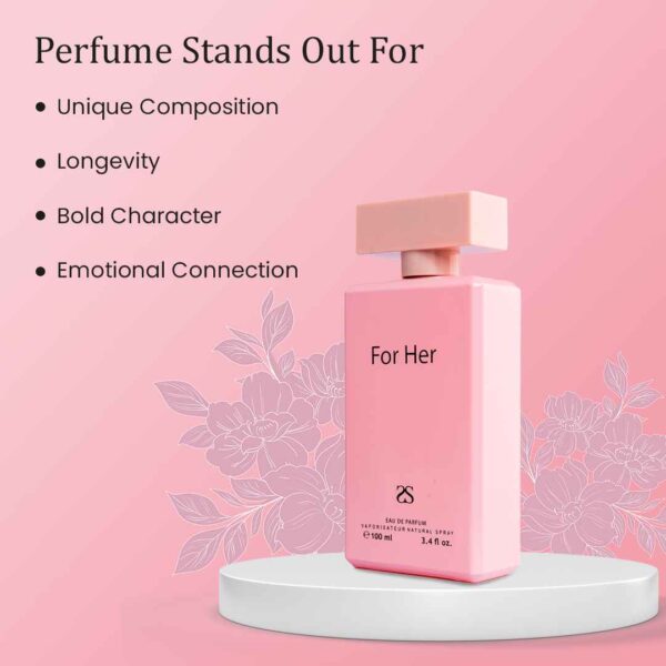 FOR HER by Symphony Eau De Parfum Spray, 100ml 3.4oz, Inspired by Narciso Narciso Rodriguez for Her, Luxury Perfume for Women, Long Lasting Classic Floral Fragrance