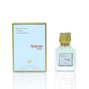 Amour Femme by Symphony, Eau De Parfum, 100ml 3.4oz, Inspired by Amyris Femme-MFK, Luxury Perfume for Women, Long Lasting Floral Fragrance, Wide Sillage