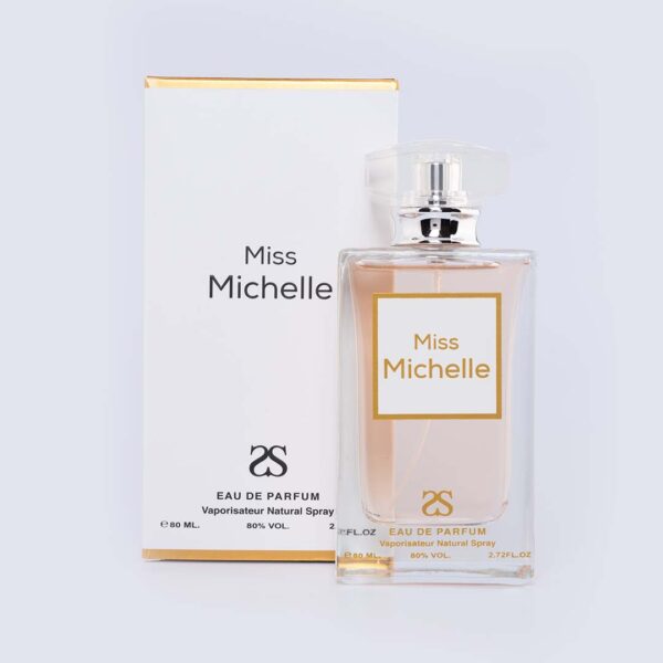 Miss Michelle by Symphony Eau De Parfum, 80ml 2.7oz, Inspired by Coco Mademoiselle, Luxury Perfume for Women, Long Lasting