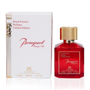 BOUQUET ROUGE by Symphony Eau De Parfum, 100ml 3.4oz, Inspired by Baccarat Rouge MFK, Luxury Unisex Men Women, Long Lasting Fragrance, Wide Sillage