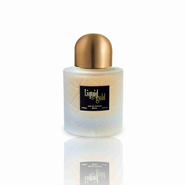 Liquid Gold by Symphony Eau De Parfum, 100ml 3.4oz, Inspired by Angel Share-Kilian Paris, Luxury Perfume for Men Women Unisex, Long Lasting Woody Spicy Fragrance, Wide Sillage