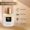 Liquid Gold by Symphony Eau De Parfum, 100ml 3.4oz, Inspired by Angel Share-Kilian Paris, Luxury Perfume for Men Women Unisex, Long Lasting Woody Spicy Fragrance, Wide Sillage