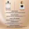 Liquid Gold by Symphony Eau De Parfum, 100ml 3.4oz, Inspired by Angel Share-Kilian Paris, Luxury Perfume for Men Women Unisex, Long Lasting Woody Spicy Fragrance, Wide Sillage