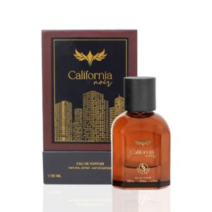 California Noir by Symphony Eau De Parfum, 80ml 2.7oz, Inspired by Tuscan Leather Tom Ford, Luxury Perfume for Men Women Unisex, Long Lasting, Wide Sillage