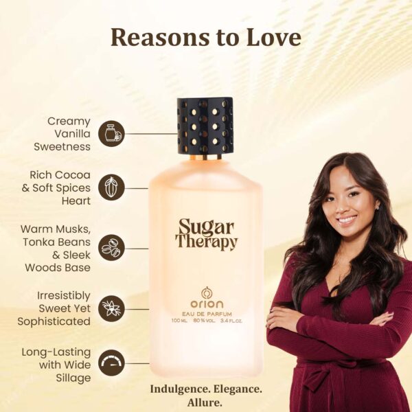 Sugar Therapy Orion Symphony Creation Eau De Parfum,100ml 3.4oz, Luxury for  Women , Long Lasting and Wide Sillage