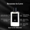 BLACK BLEND ORION  by Symphony Eau De Parfum, 100ml 3.4oz, Inspired by Ultra Male by JPG, Luxury for Men, Long Lasting, Oriental, Fougere, Wide Sillage