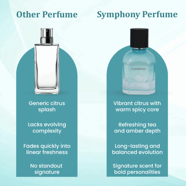 Lumiere by Symphony Eau De Parfum, 80ml 2.8oz, Inspired by Imagination Louis Vuitton, Perfume for Men, Long Lasting Fragrance, Wide Sillage