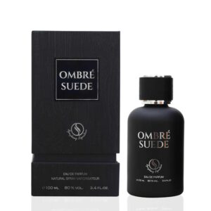 OMBRÉ SUEDE by Symphony Eau De Parfum, 100ml 3.4oz, Inspired by Ombré Leather by TF, Luxury Perfume Unisex Men Women, Long Lasting and Wide Sillage
