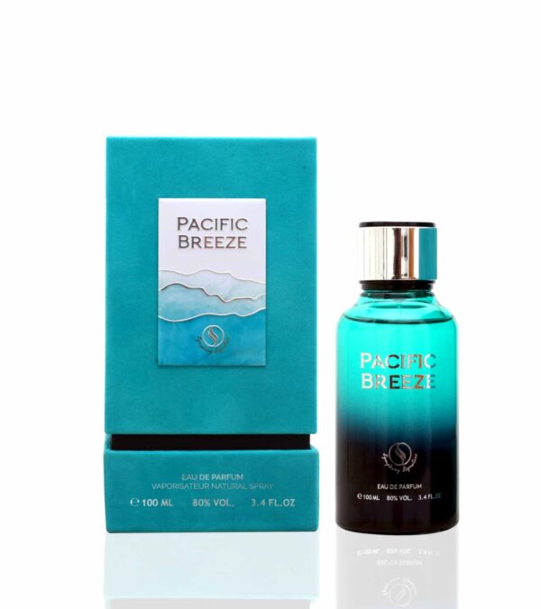 PACIFIC BREEZE by Symphony Eau De Parfum, 100ml 3.4oz, Inspired by Pacific Chill by LV, Luxury Perfume Unisex Men Women, Long Lasting and Wide Sillage.