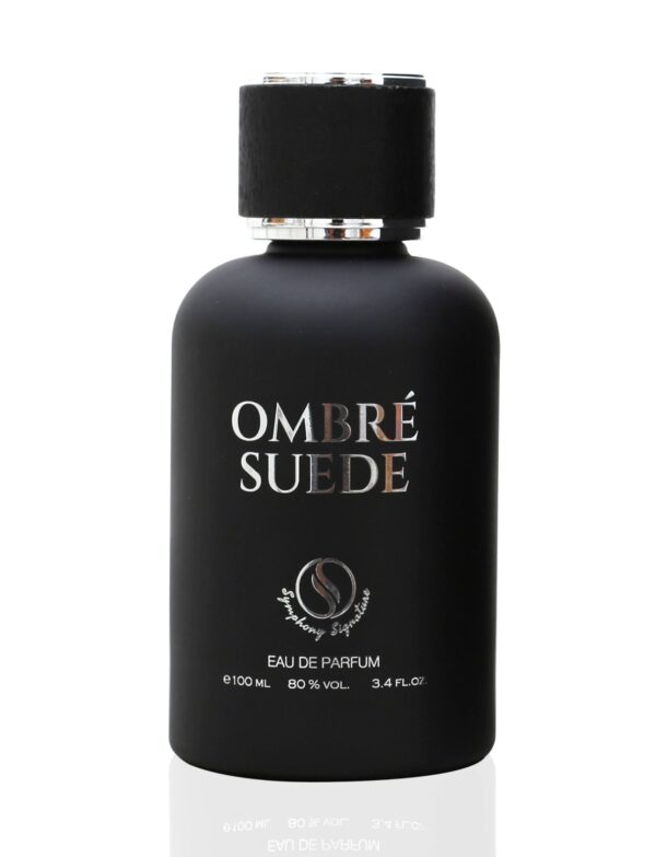 OMBRÉ SUEDE by Symphony Eau De Parfum, 100ml 3.4oz, Inspired by Ombré Leather by TF, Luxury Perfume Unisex Men Women, Long Lasting and Wide Sillage