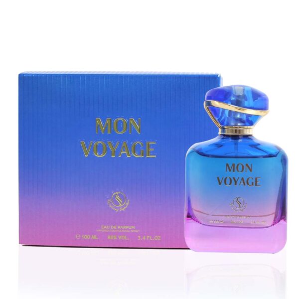 MON VOYAGE by Symphony, Eau De Parfum, 100ml 3.4oz, Inspired by My Way – Giorgio Armani, Luxury Perfume for Women, Long Lasting, Floral and Citrus Scent, Wide Sillage